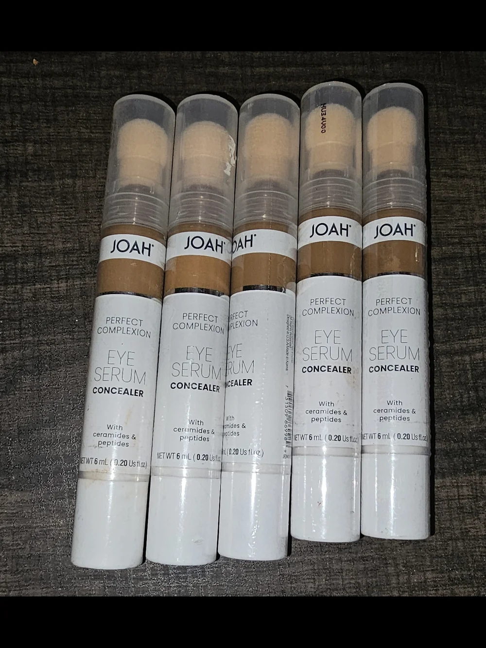 J.O.A.H. Eye Serum Concealer Sticks — Dark With Warm Undertones. Set Of 6